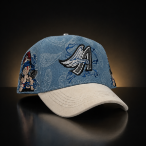 Gorra Denim Azul – Visera Beige